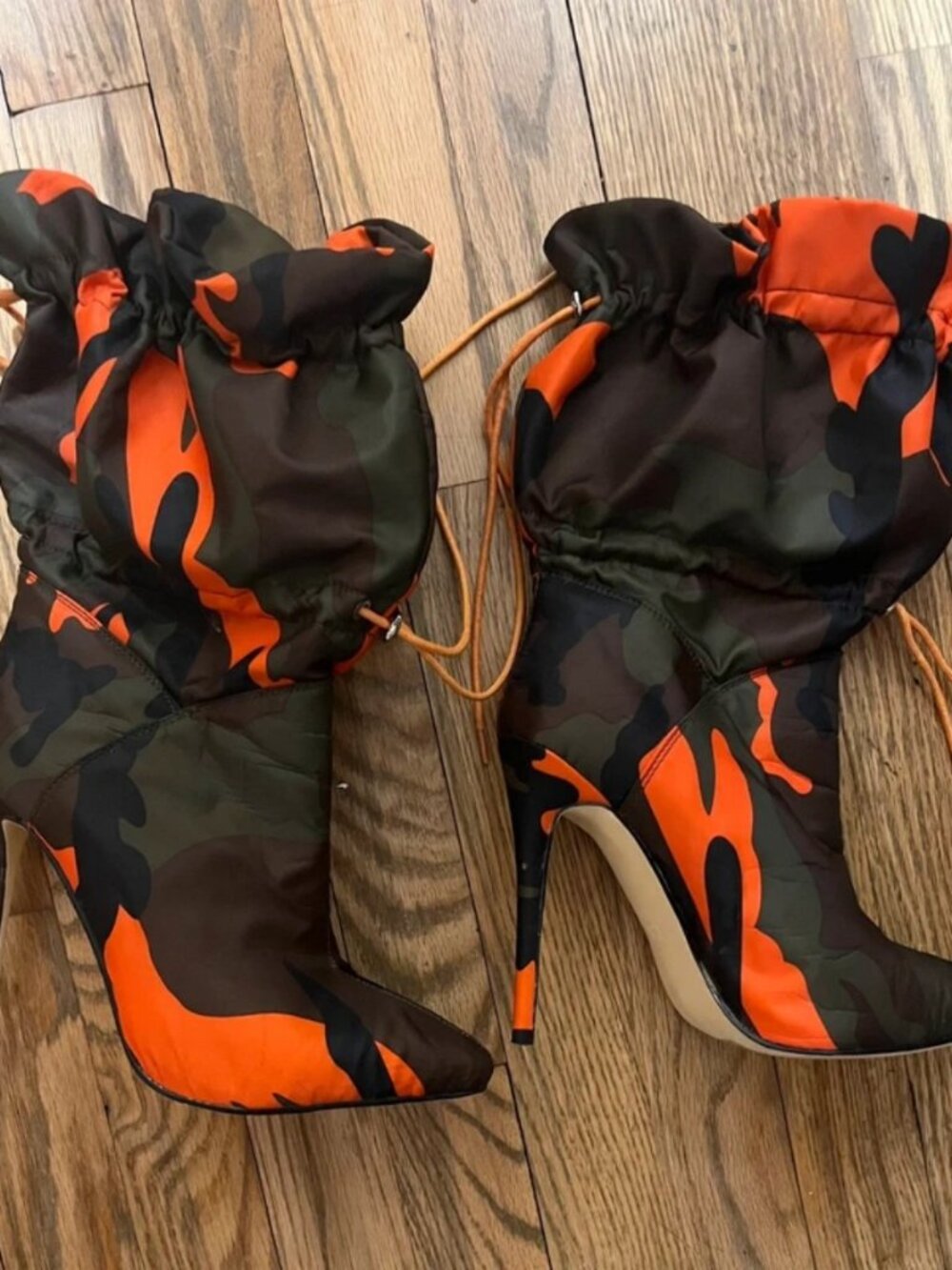 Camouflage boots
